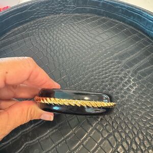 St. John Black and Gold Bracelet